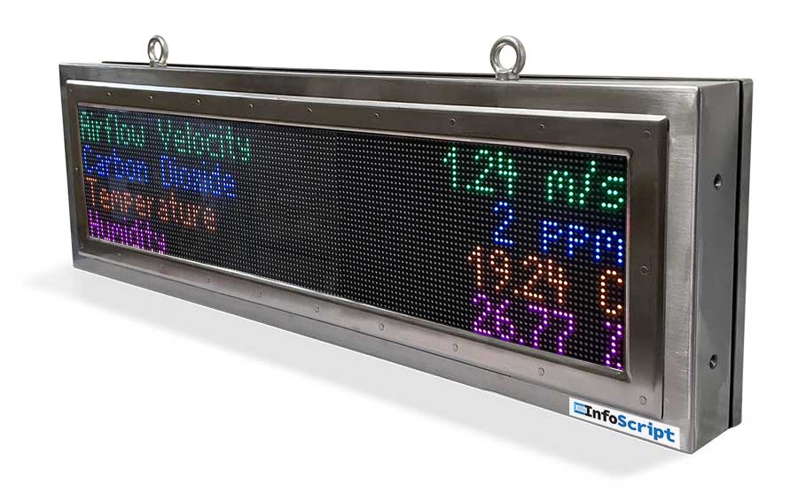 InfoScript LED display