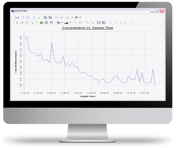 Personal diesel particulate monitor software
