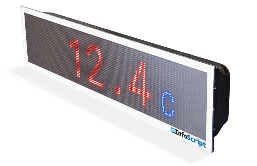InfoScript Mini LED display