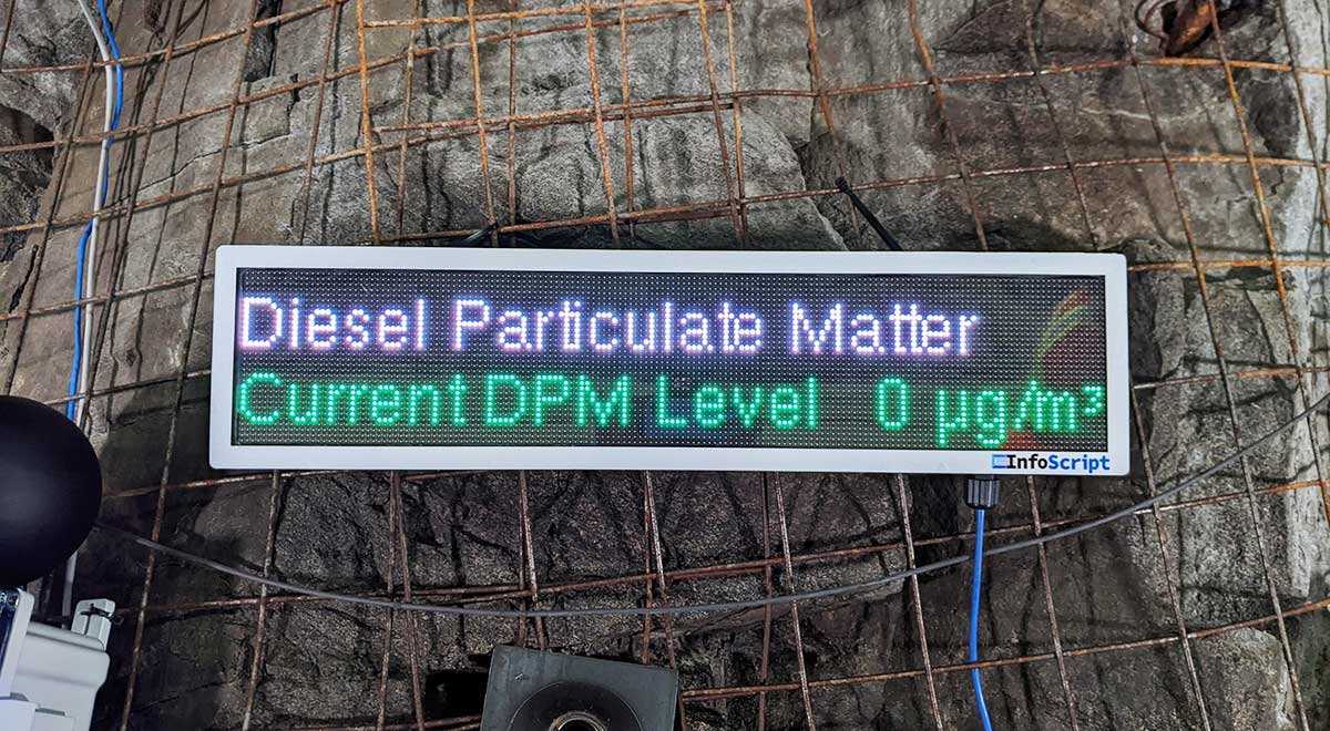 InfoScript Mini LED display